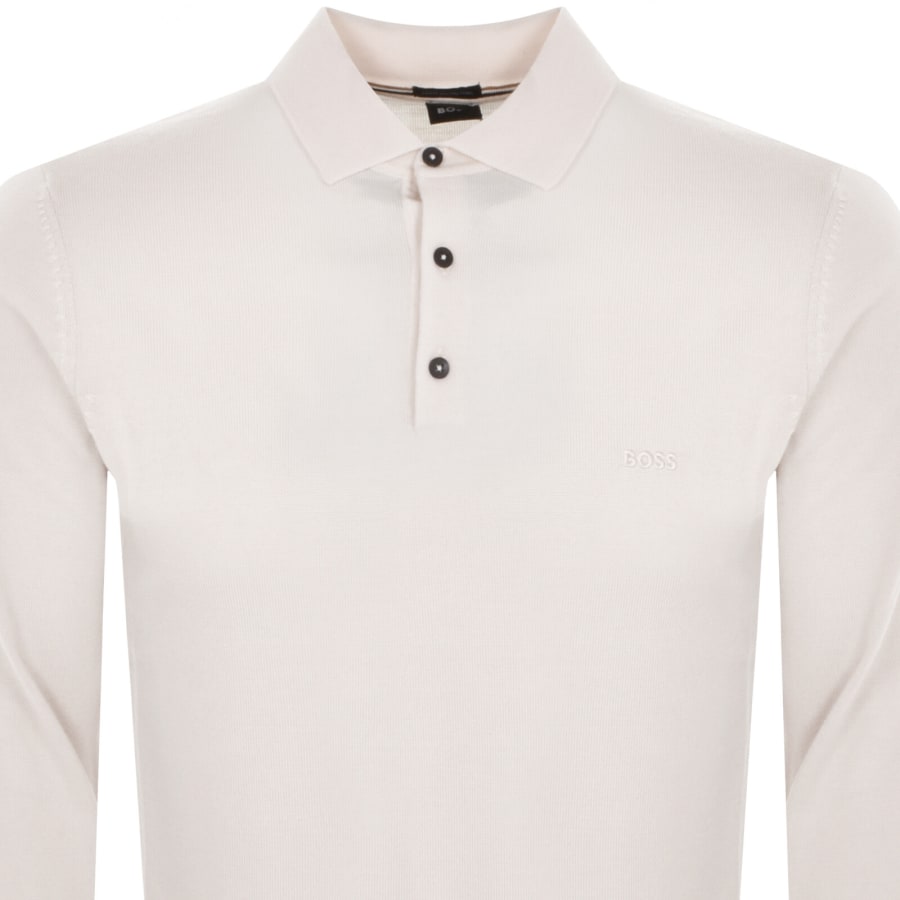 【BONO】 BOSS Bono Knit Jumper White | Mainline Menswear x